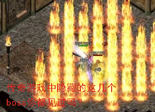 传奇游戏中隐藏的这几个boss你都见过吗? 传奇游戏中隐藏的这几个boss你都见过吗?