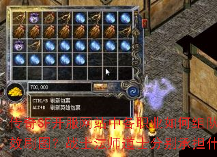 传奇SF开服网站中各职业如何组队才能高效刷图?战士法师道士分别承担什么职责? 传奇SF开服网站中各职业如何组队才能高效刷图?战士法师道士分别承担什么职责?