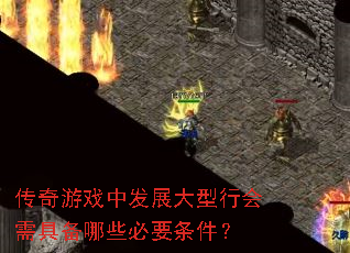 传奇游戏中发展大型行会需具备哪些必要条件? 传奇游戏中发展大型行会需具备哪些必要条件?