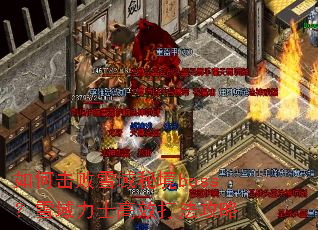 ��λ���ѩ���ؾ�boss��ѩ����ʿ��Ч�򷨹���