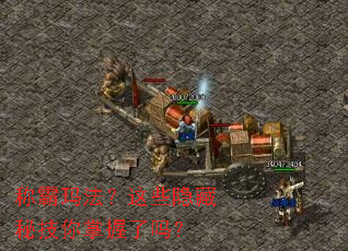 称霸玛法?这些隐藏秘技你掌握了吗? 称霸玛法?这些隐藏秘技你掌握了吗?