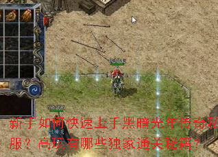 新手如何快速上手黑暗光年传奇私服?高玩有哪些独家通关秘籍? 新手如何快速上手黑暗光年传奇私服?高玩有哪些独家通关秘籍?
